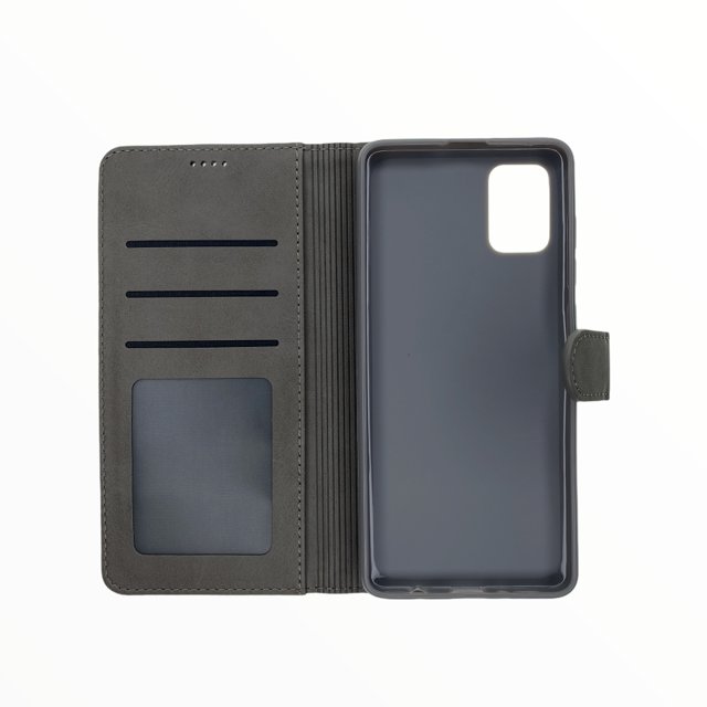 Estuche Carteras LC Imeeke Folio Libreta con Porta Tarjeta Samsung A41 Color Negro — foto 2