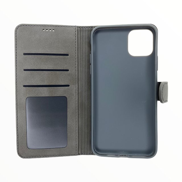 Estuche Carteras LC Imeeke Folio para iPhone 12/12 Pro - Gris — foto 2
