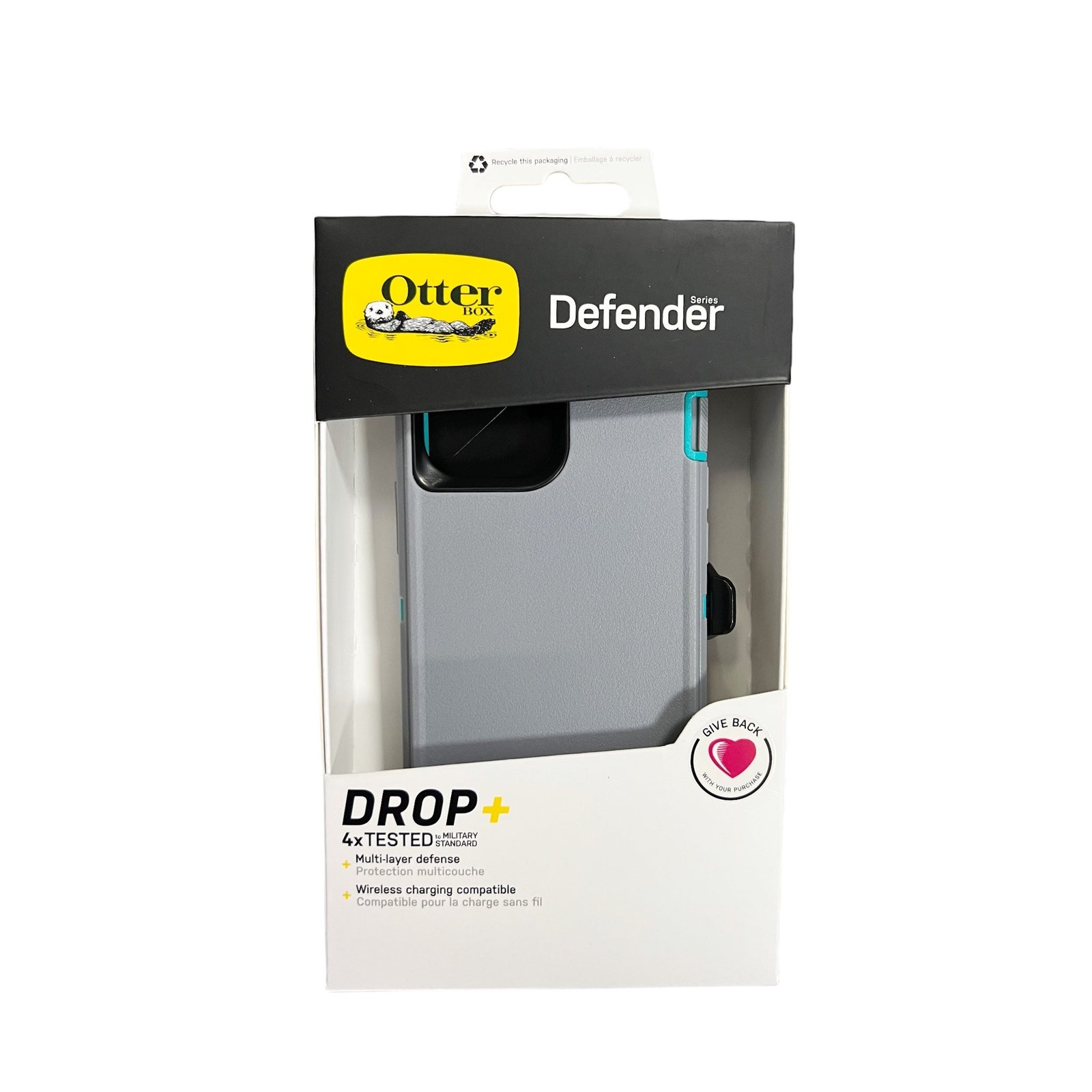 Case OtterBox Defender | iPhone 13 Pro Max | Gris/turquesa — foto 2