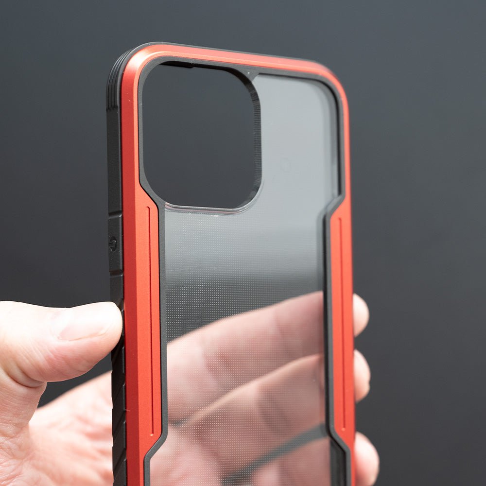 Estuche Protección el Rey Defense Apple iPhone 13 Pro Max Color Rojo — foto 2