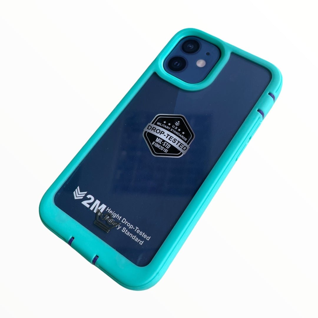Estuche Protección El Rey Warrior a Prueba de Impactos Apple iPhone 12 Pro Max Color Turquesa — foto 2