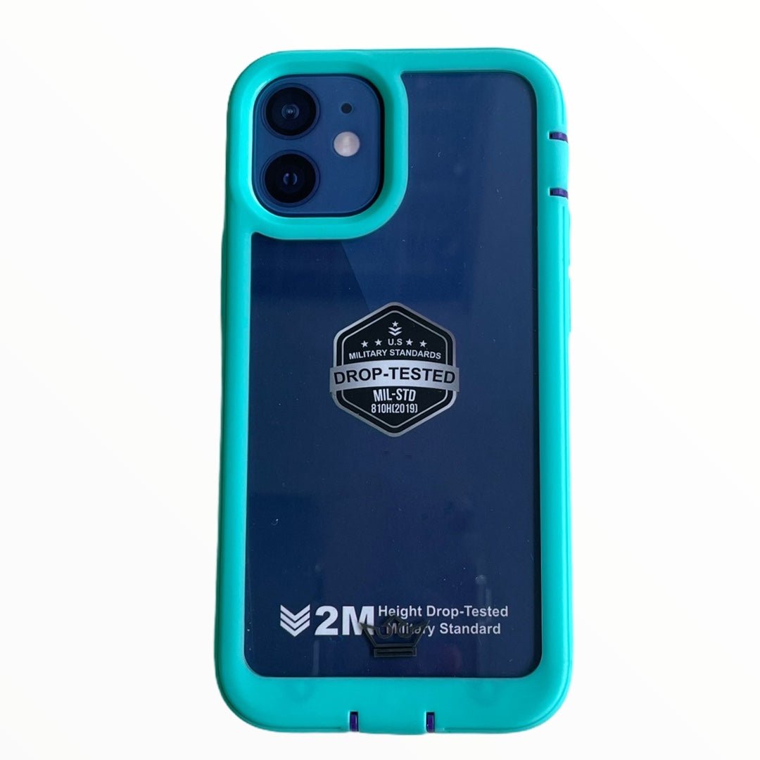 Estuche Protección El Rey Warrior a Prueba de Impactos Apple iPhone 12 Pro Max Color Turquesa