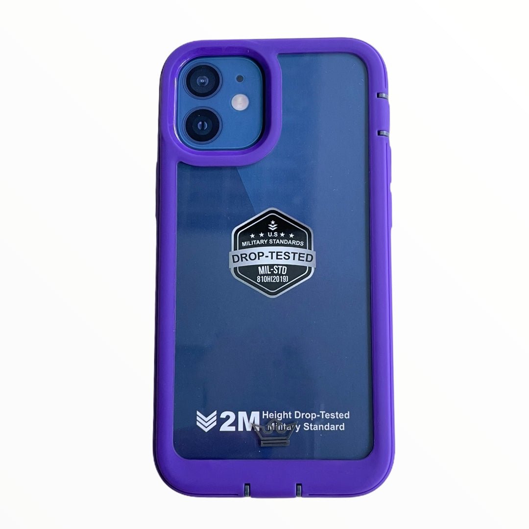 Estuche Protección El Rey Warrior a Prueba de Impactos Apple iPhone 12 Pro Max Color Morado