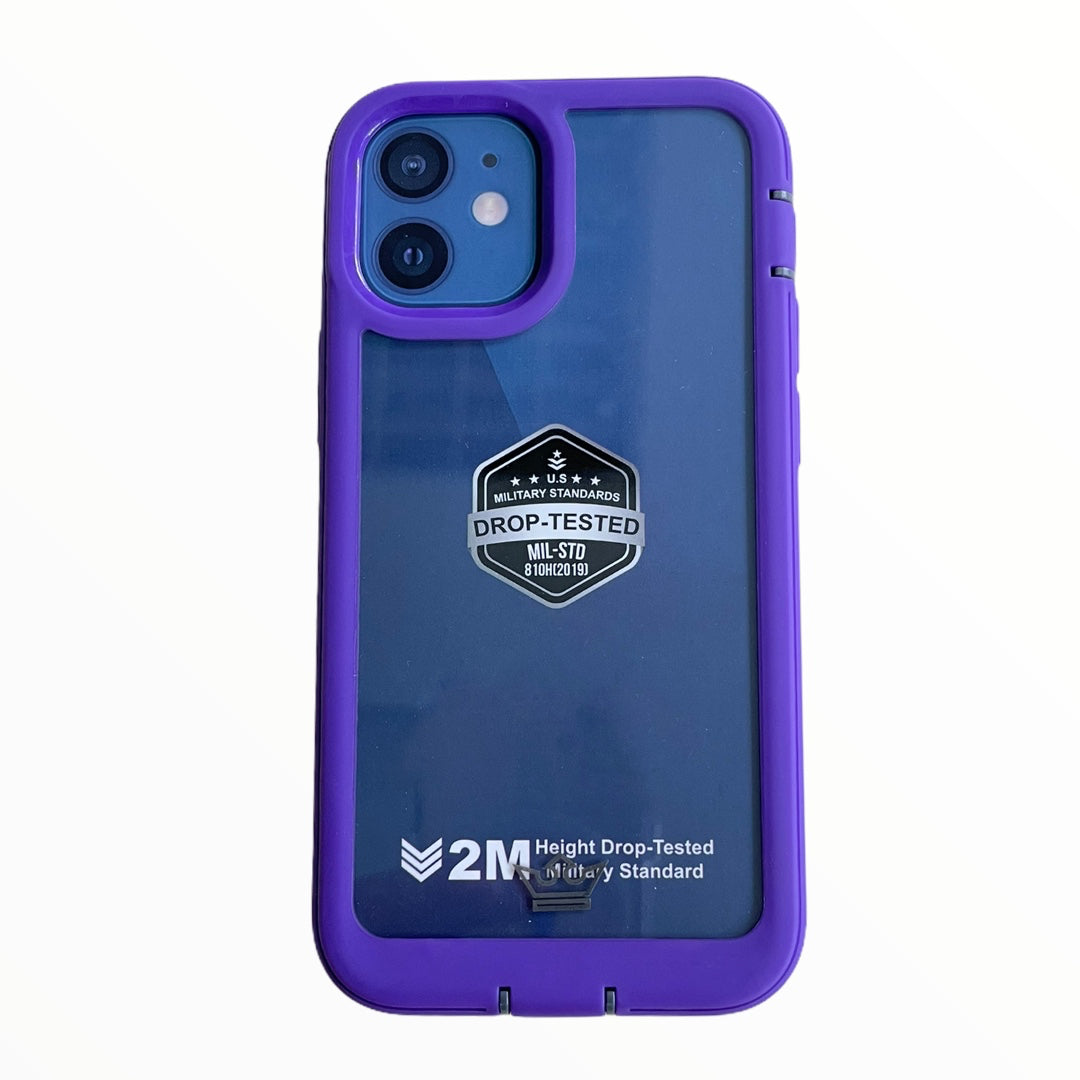 Estuche Protección El Rey Warrior a Prueba de Impactos Apple iPhone 12 Pro Max Color Morado