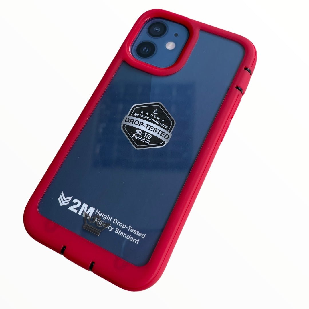 Estuche Protección El Rey Warrior a Prueba de Impactos Apple iPhone 12 Pro Max Color Rojo — foto 2