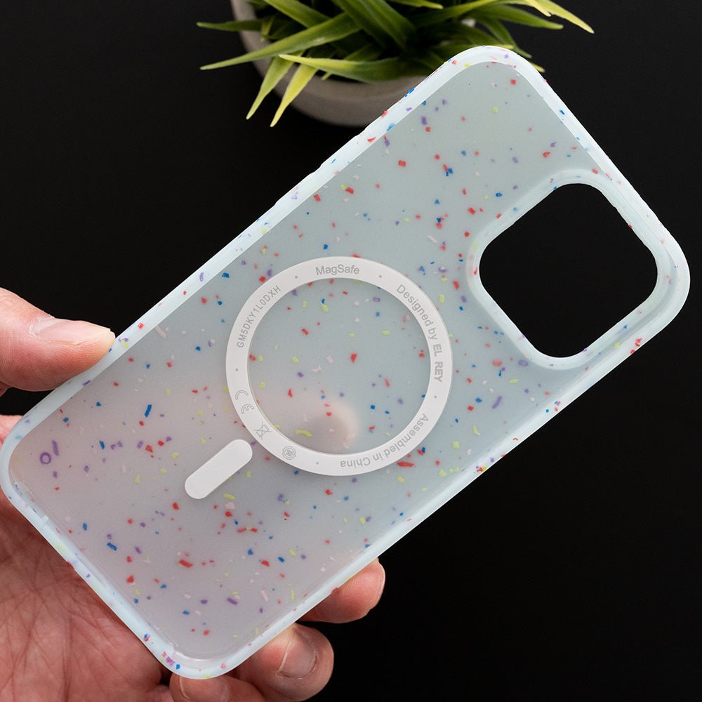 Estuche MagSafe El Rey MagSafe Core Apple iPhone 12 Color Celeste — foto 3