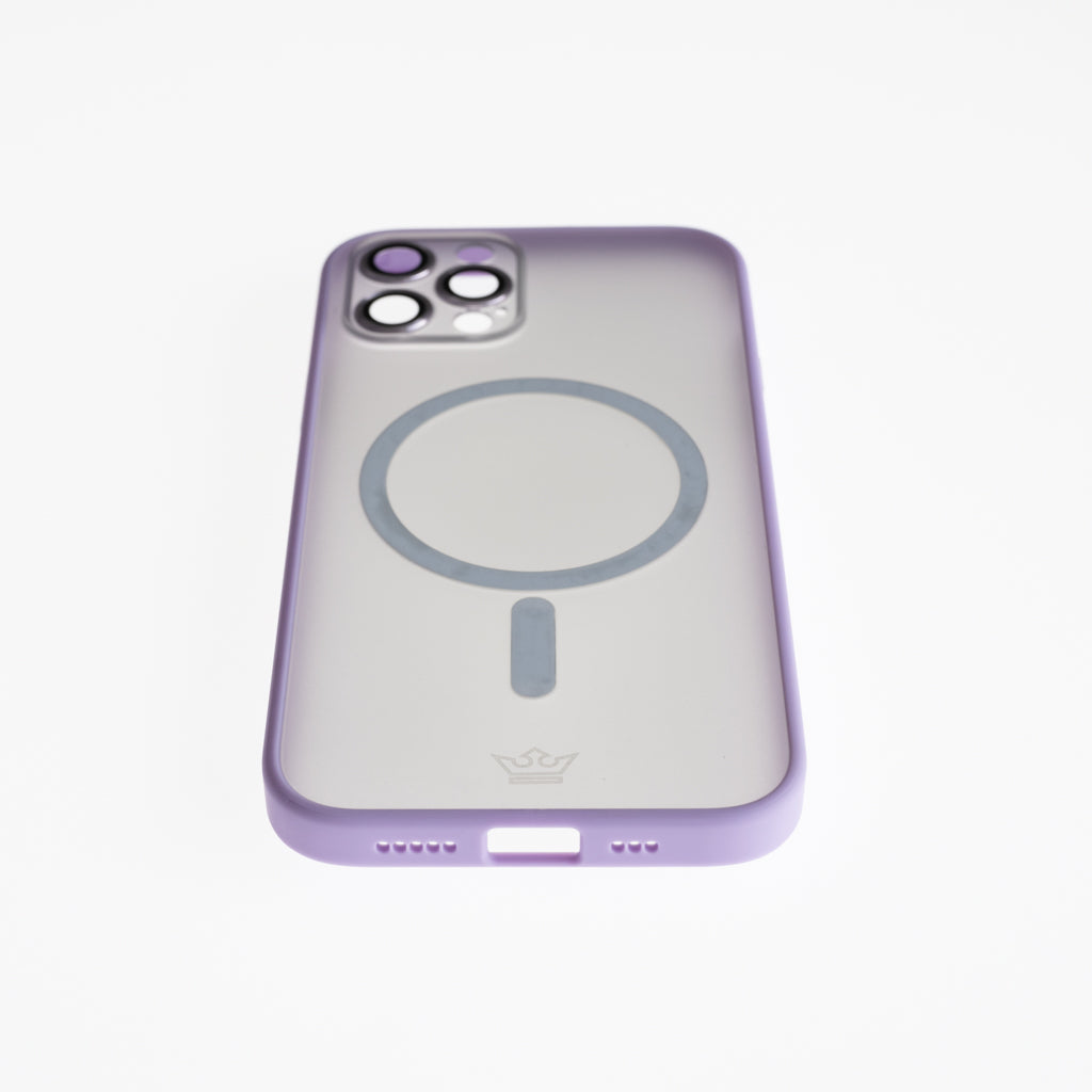 Estuche Vidrio Templado El Rey MagSafe - iPhone 12 Pro Max Morado — foto 5