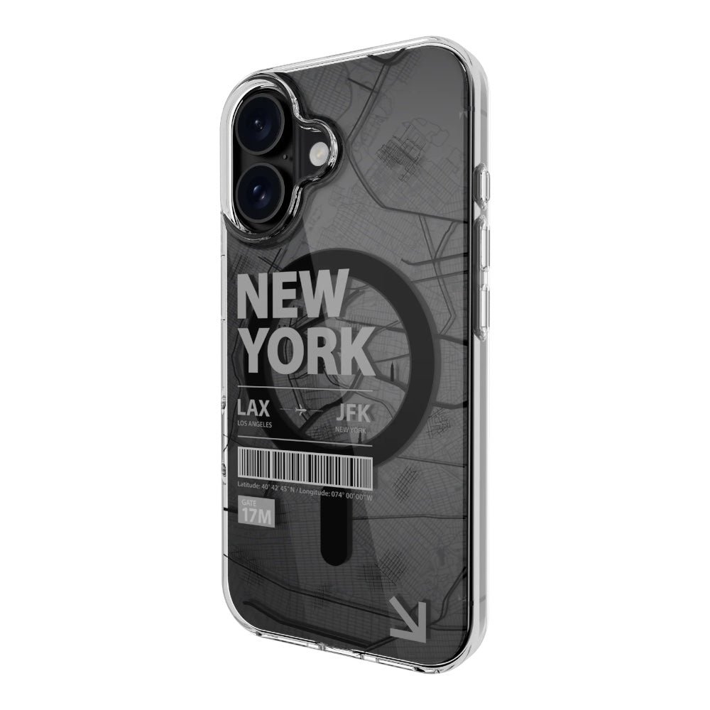 Estuche SwitchEasy Skin iPhone 16 Urban M 3d Patterned Shockproof Case For 2024 iPhone 2 Lenses Nyc Color Multicolor — foto 2