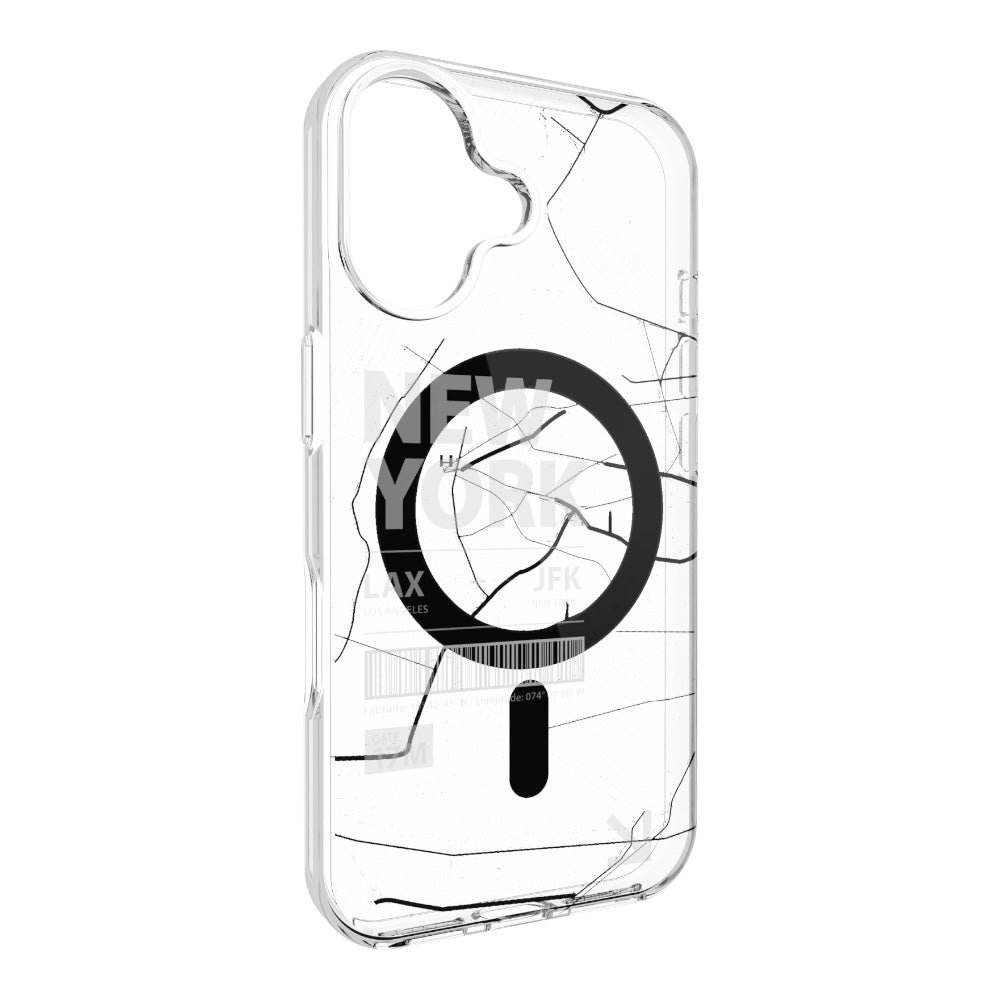Estuche SwitchEasy Skin iPhone 16 Urban M 3d Patterned Shockproof Case For 2024 iPhone 2 Lenses Nyc Color Multicolor — foto 3