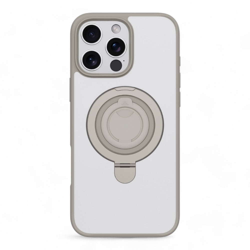Estuche Devia MagSafe iPhone 16 Pro Max Delight Series Magnetic Case With Bracket Color Gris Oscuro