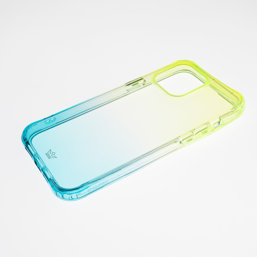 Estuche Clásico el Rey Marco Degrade Apple iPhone 14 Pro Color Verde / Turquesa — foto 4