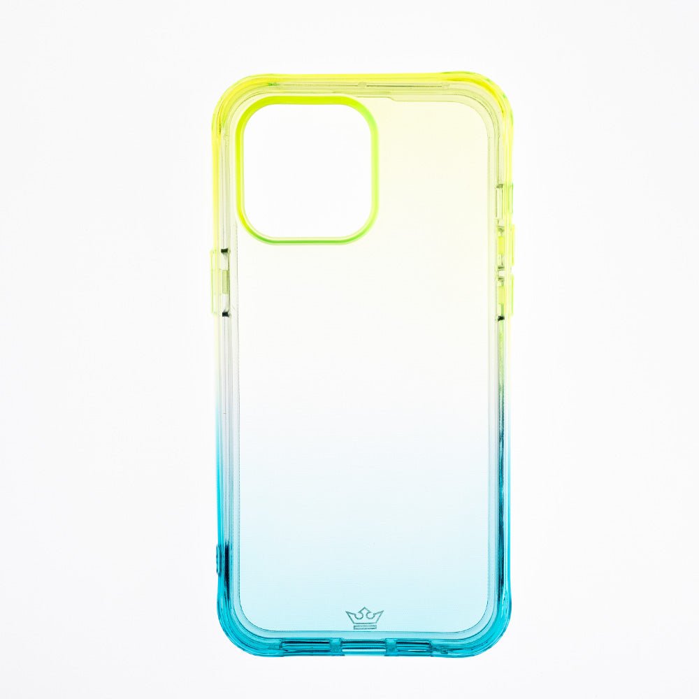 Estuche Clásico El Rey Marco Degrade Apple iPhone 14 Plus Color Verde / Turquesa