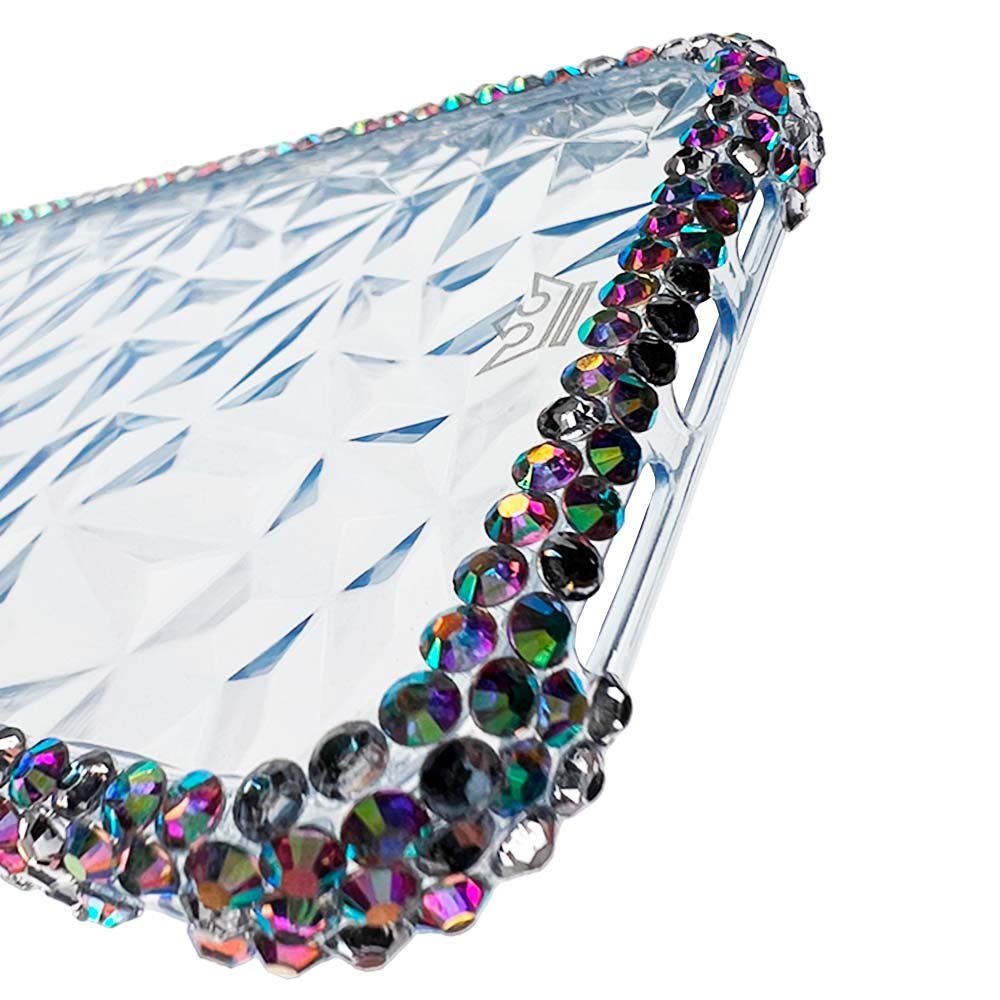 Estuche el Rey Marco iPhone 12 Pro Max Diamantes Transparente Color Celeste — foto 4