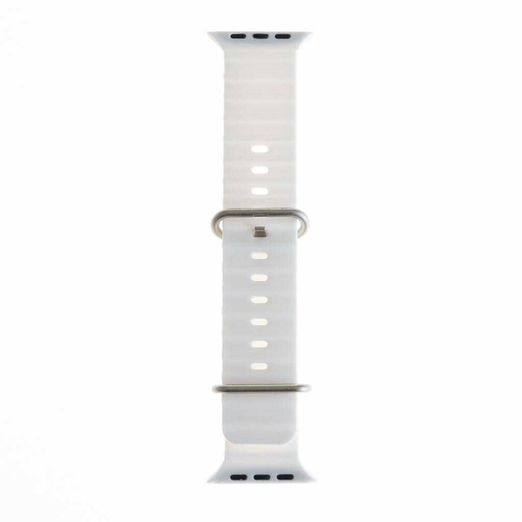 Accesorio El Rey Pulsera Silicon Ocean 42 / 44 / 49 Mm Blanco — foto 2