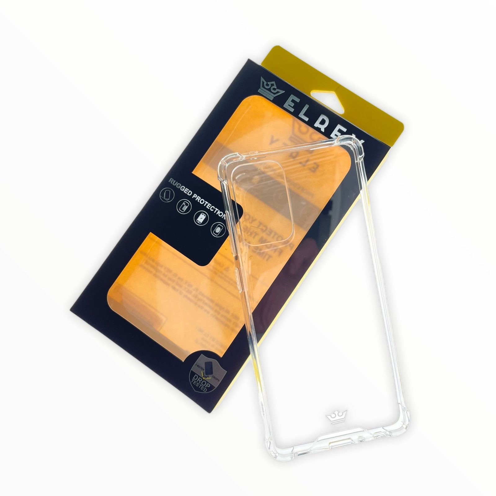 Estuche Protección el Rey Hard Case Reforzado Samsung A41 Color Transparente