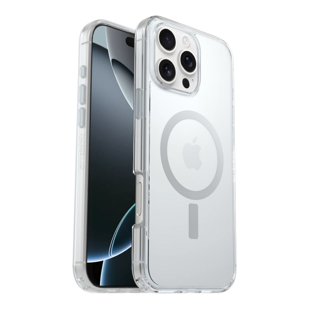 Estuche OtterBox Symmetry con MagSafe iPhone 16 Pro Max Color Transparente