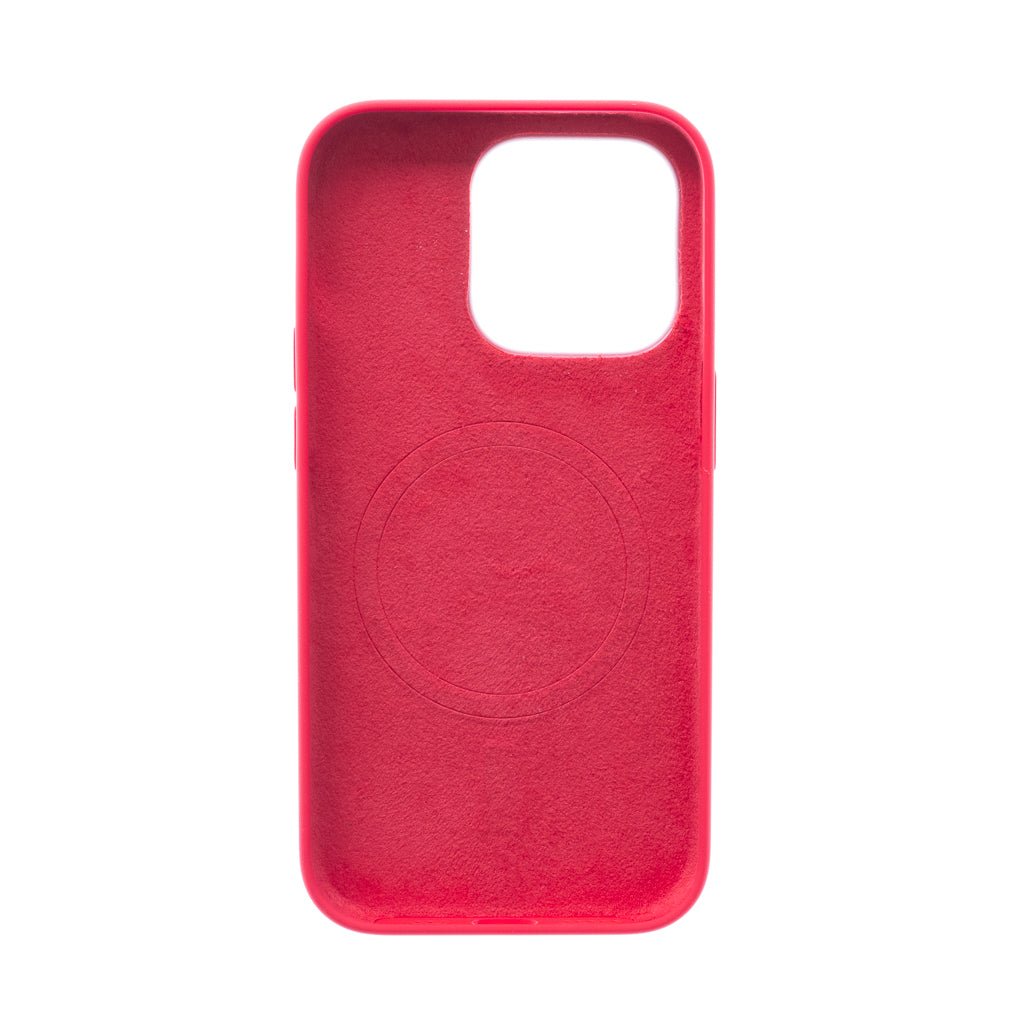 Estuche MagSafe el Rey Silicon Case MagSafe Apple iPhone 14 Pro Color Rojo — foto 2