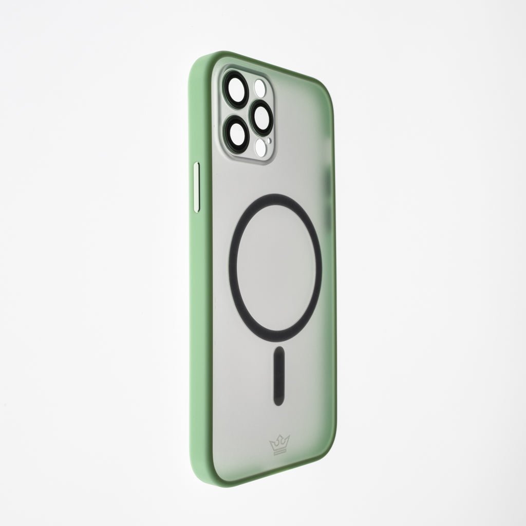 Estuche Vidrio Templado El Rey MagSafe con Marco de Vidrio Templado de Cámara Trasera Apple iPhone 13 Pro Color Verde — foto 4