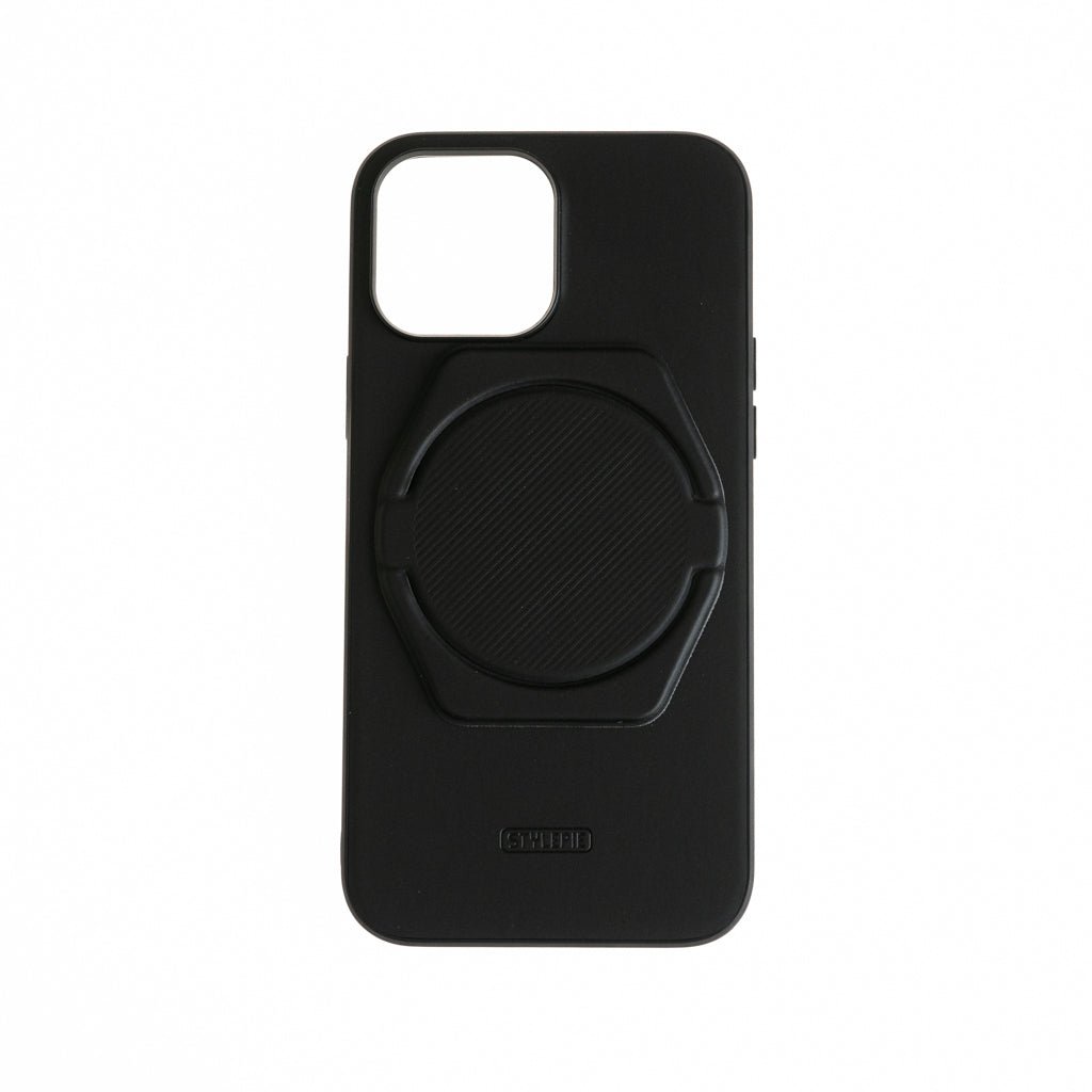 Estuche Celulares Genérico MagSafe Funda con Holder Compatible con Apple iPhone 12 Pro Max Color Negro