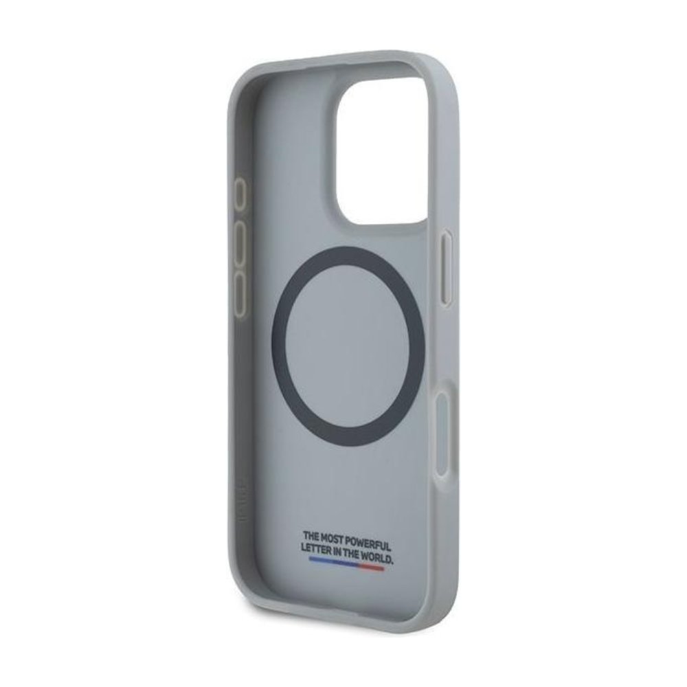 BMW Hc M MagSafe Pu Carbon Tricolor Line Grey iPhone 16 Pro Max — foto 3