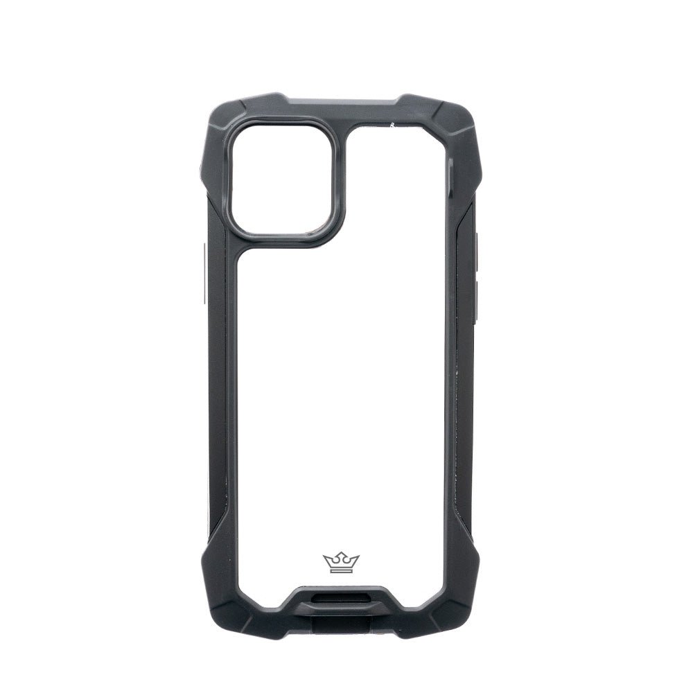 Estuche Clásico el Rey Impact 10 Metros de Protección Apple iPhone 13 Pro Max Color Negro