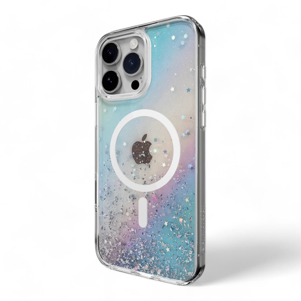 Estuche SwitchEasy Starfield iPhone 16 Pro Max Starfield M 3d Glitter Shockproof Case Galaxy Color Multicolor — foto 2