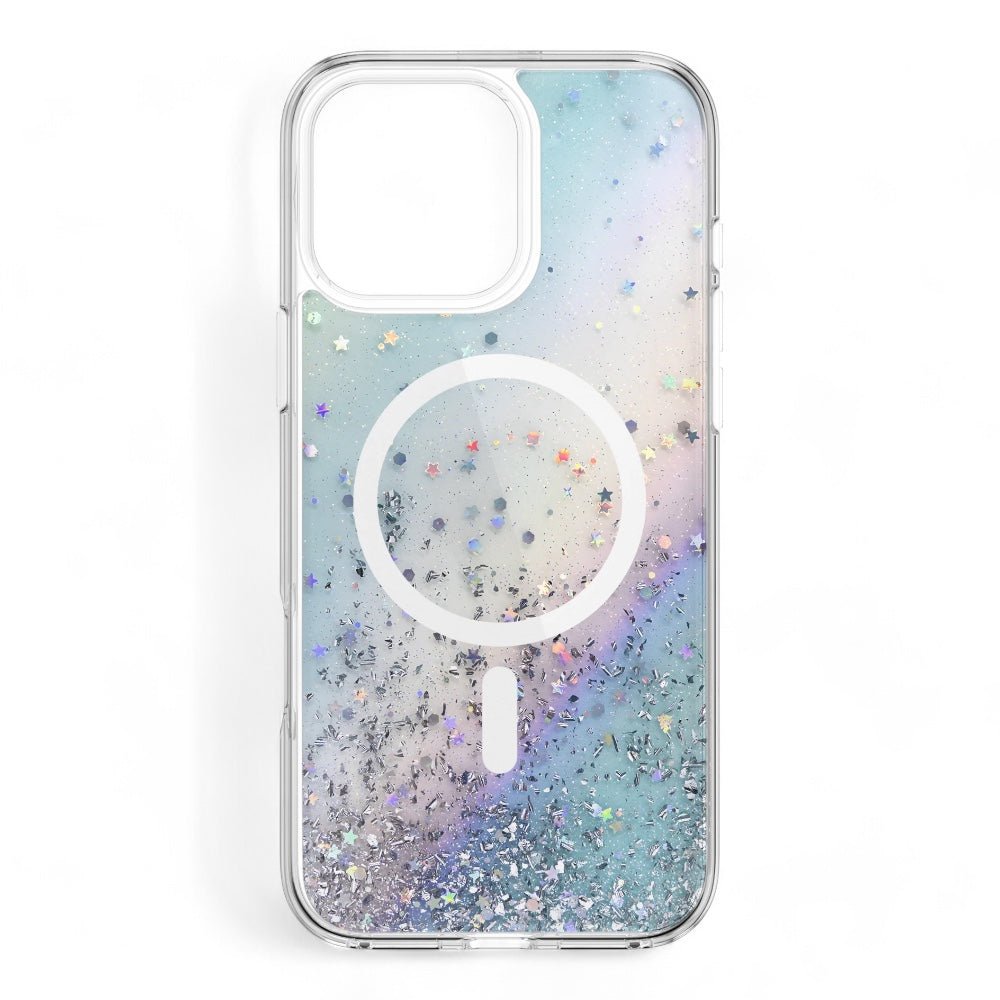 Estuche SwitchEasy Starfield iPhone 16 Pro Max Starfield M 3d Glitter Shockproof Case Galaxy Color Multicolor — foto 3