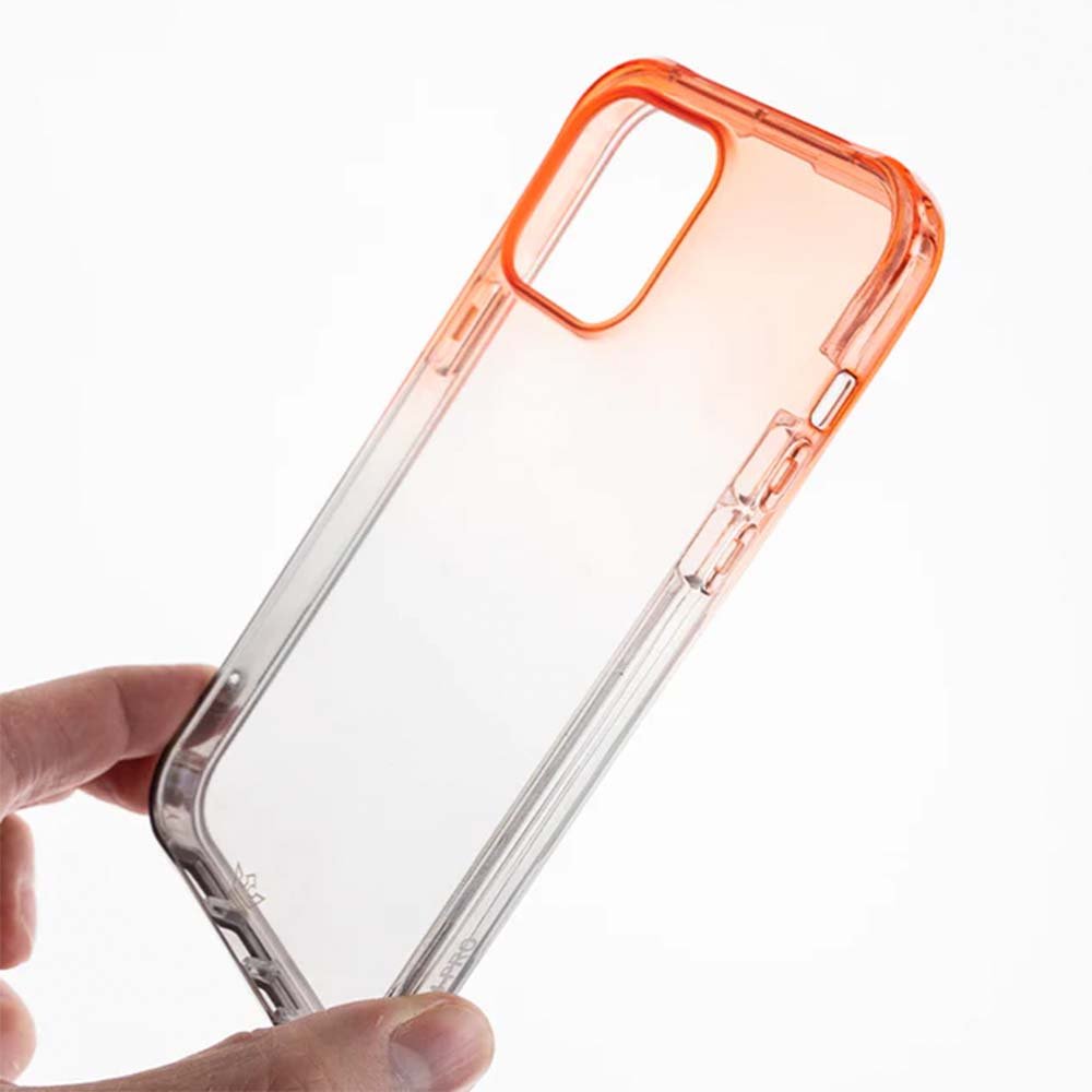 Estuche Clásico El Rey Degrade para iPhone 14 Pro Max · Naranja Gris — foto 3