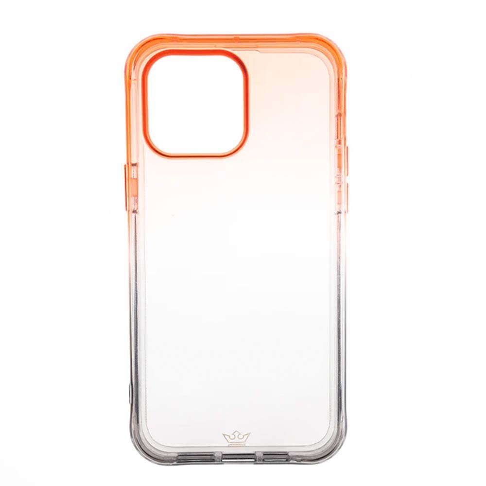 Estuche Clásico El Rey Degrade para iPhone 14 Pro Max · Naranja Gris