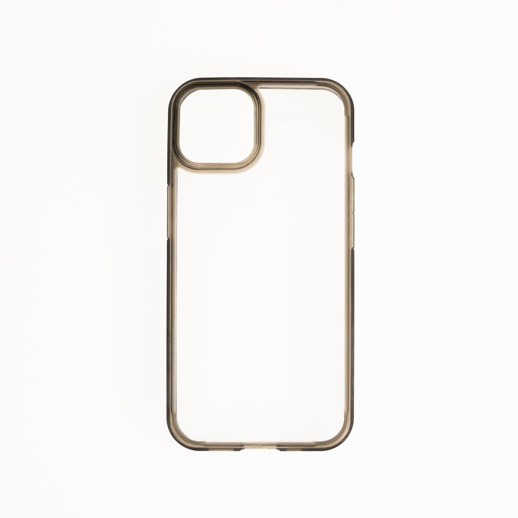 Estuche Clásico Spigen Transparente Marco Apple iPhone 12 Pro Max Color Gris / Transparente