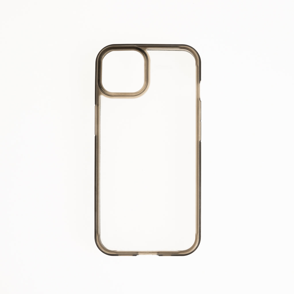 Estuche Clásico Spigen Transparente Marco Apple iPhone 12 Pro Max Color Gris / Transparente