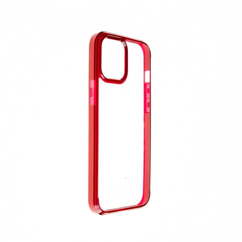 Estuche Clásico Spigen Transparente Marco Apple iPhone 12 Pro Max Color Rojo / Transparente — foto 2
