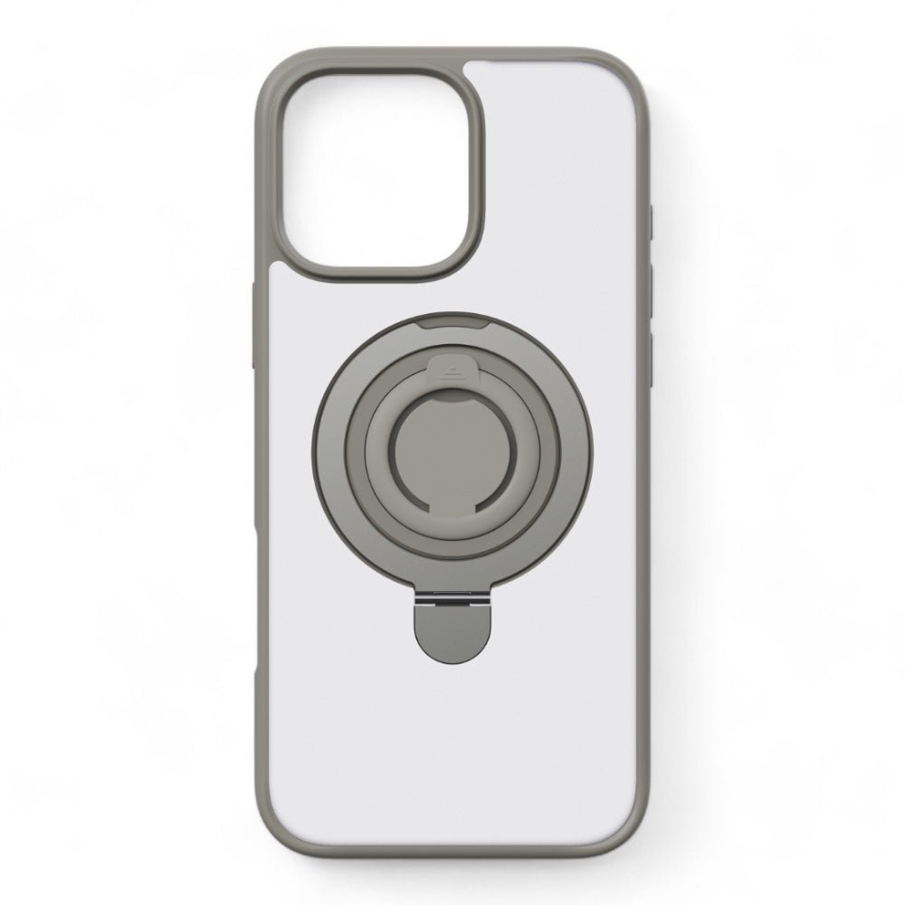 Estuche Devia MagSafe iPhone 16 Delight Series Magnetic Case With Bracket Color Gris/oscuro — foto 3