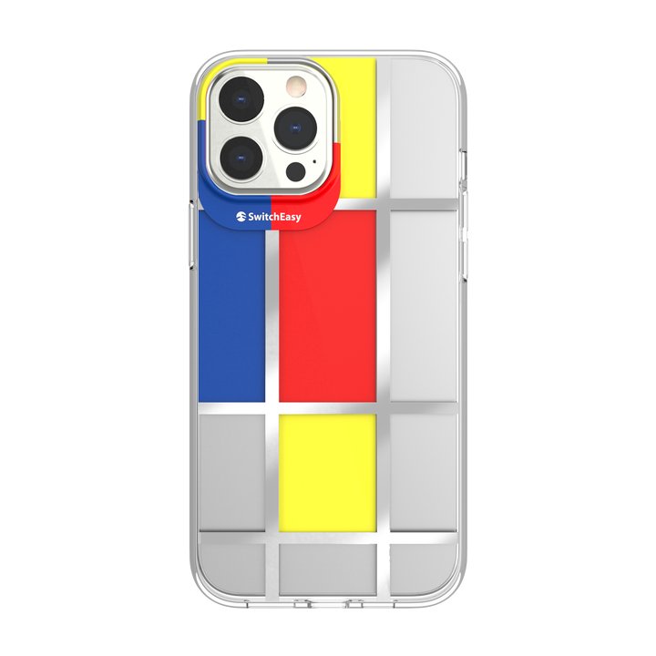Estuche Clásico SwitchEasy Artist Apple iPhone 13 Pro Color Mondrian