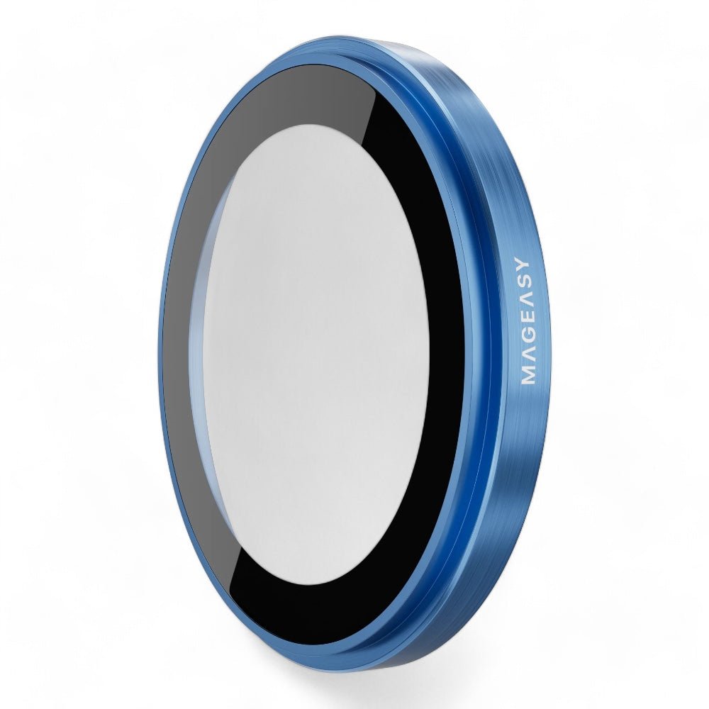 Accesorio MagEasy Vidrio Templado Cámara iPhone 16 Lenz Sapphire Lens Protector For 2024 iPhone 2 Lenses / 2 Lenses Large Color Azul — foto 2