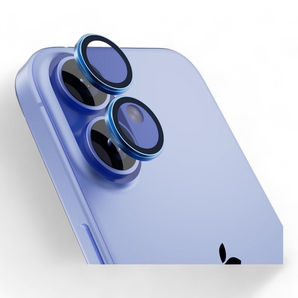 Accesorio MagEasy Vidrio Templado Cámara iPhone 16 Lenz Sapphire Lens Protector For 2024 iPhone 2 Lenses / 2 Lenses Large Color Azul