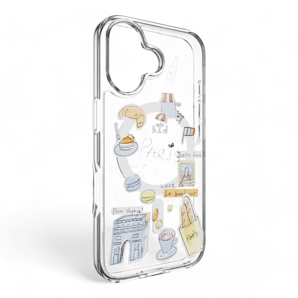 Estuche Shockproof SwitchEasy Skin para iPhone 16 - Paris Multicolor — foto 3