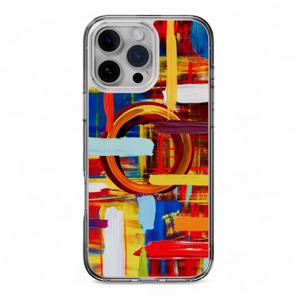Estuche SwitchEasy Skin iPhone 16 Pro Max Style M Pattern Shockproof Case Painting Color Multicolor