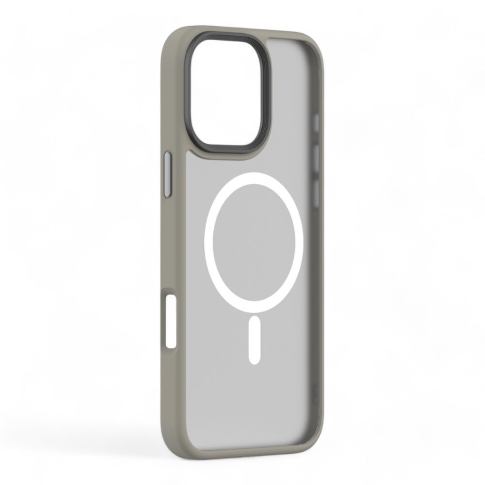 Estuche Devia MagSafe iPhone 16 Pro Pino Series Magnetic Shockproof Case Color Gris Oscuro — foto 4