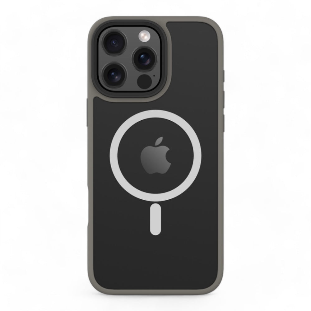 Estuche Devia MagSafe iPhone 16 Pro Pino Series Magnetic Shockproof Case Color Gris Oscuro