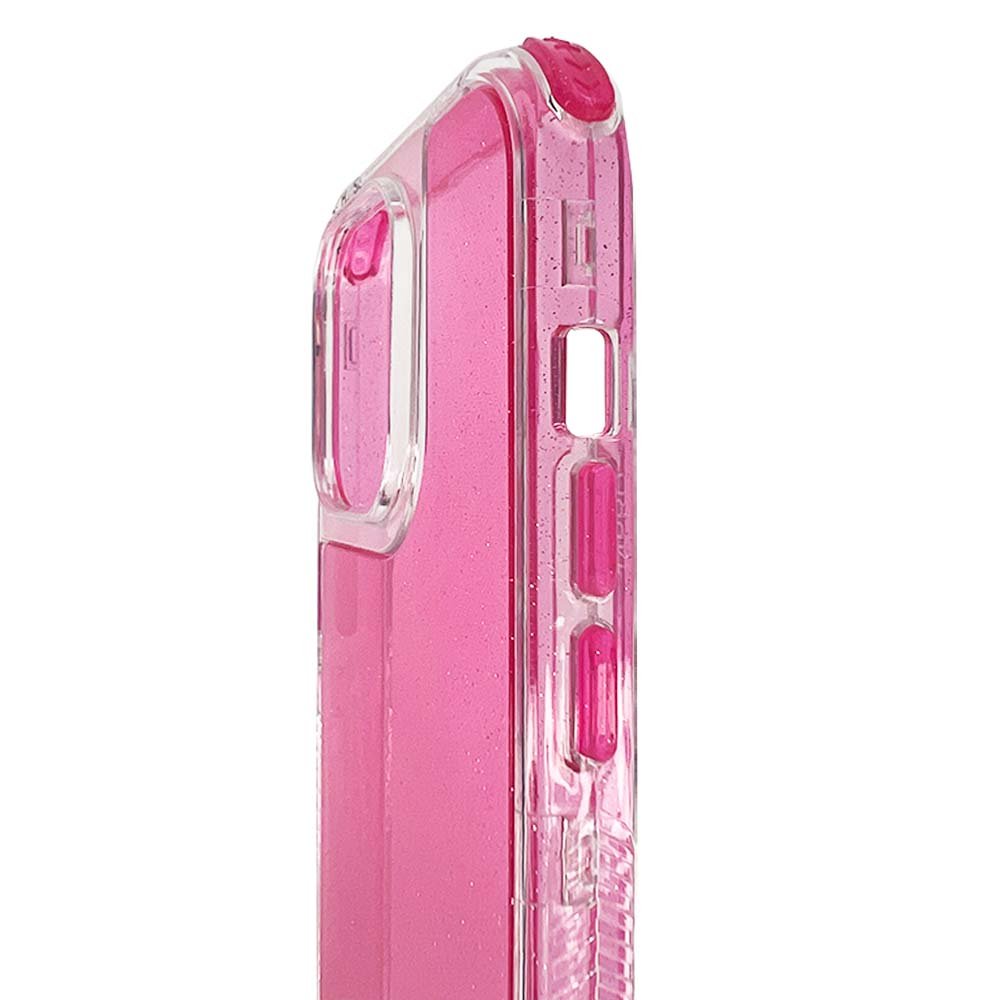 Case El Rey Glitter iPhone 14 Pro Defender Color Fucsia — foto 3