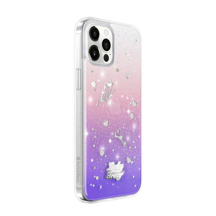 Estuche Clásico SwitchEasy Lucky Apple iPhone 12 / iPhone 12 Pro Color Twilight — foto 3