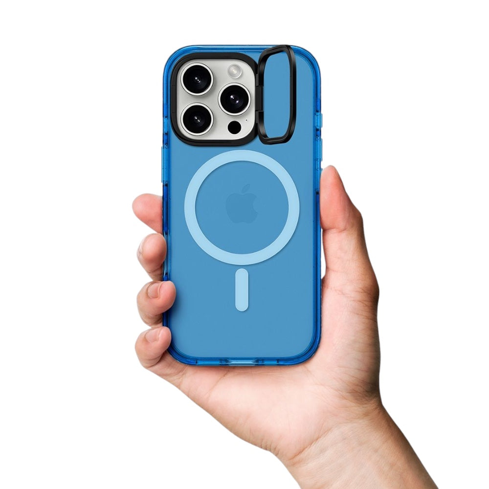 Case CASETiFY Ring Stand con MagSafe iPhone 15 Pro Max Azul — foto 4