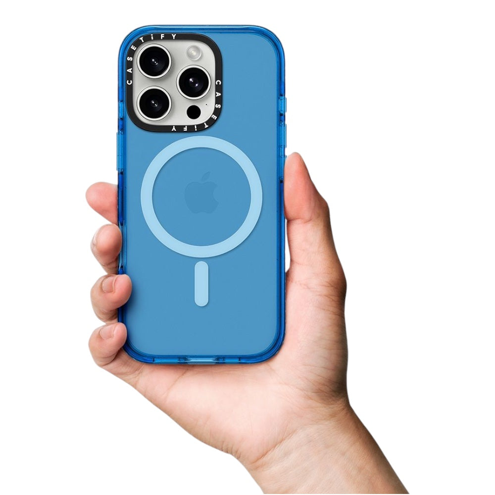 Case CASETiFY Impact con MagSafe iPhone 16 Pro Max Azul — foto 5