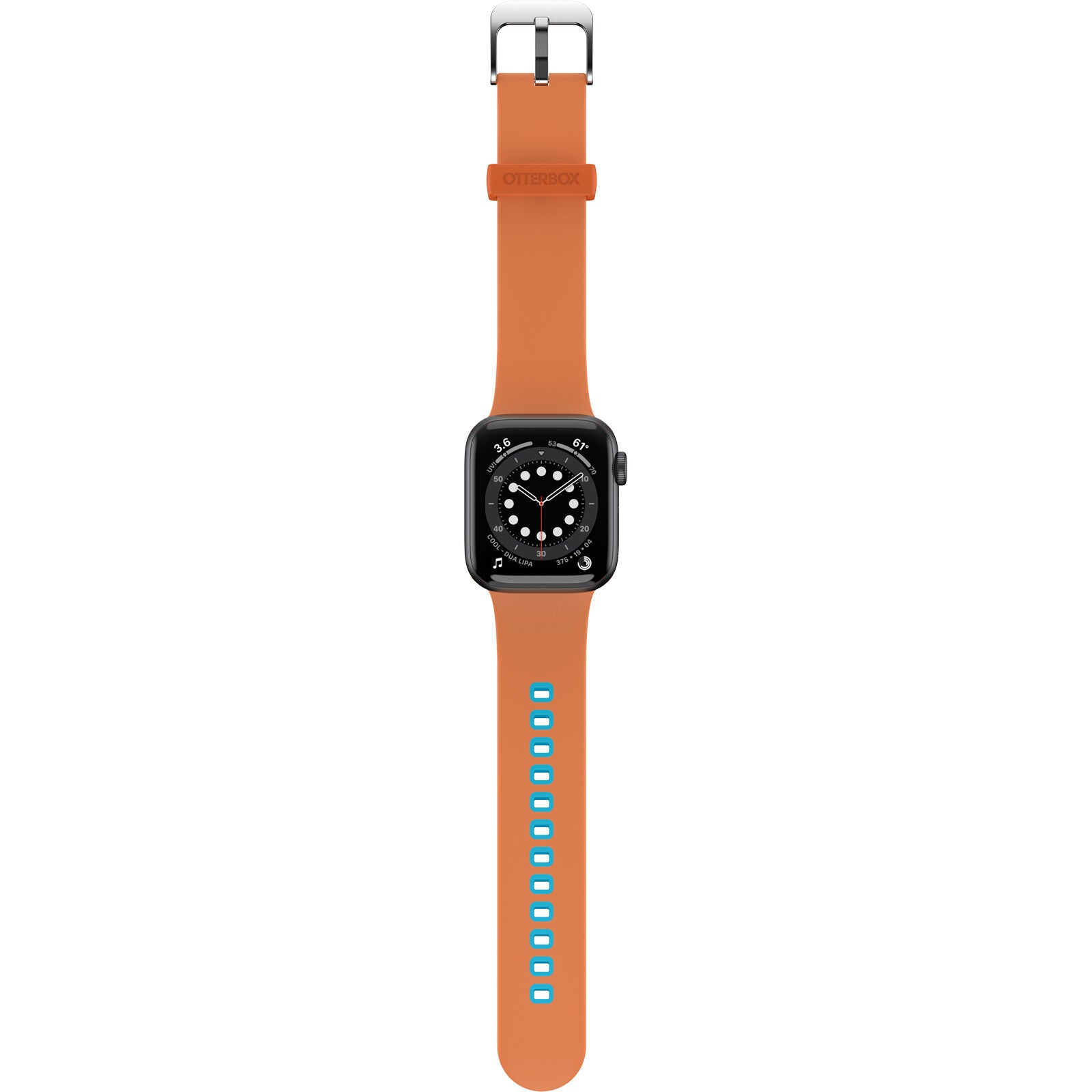 Pulseras OtterBox Pulsera de Silicon All Day Band Anaranjado / Turquesa 42 Mm 44 Mm 45 Mm