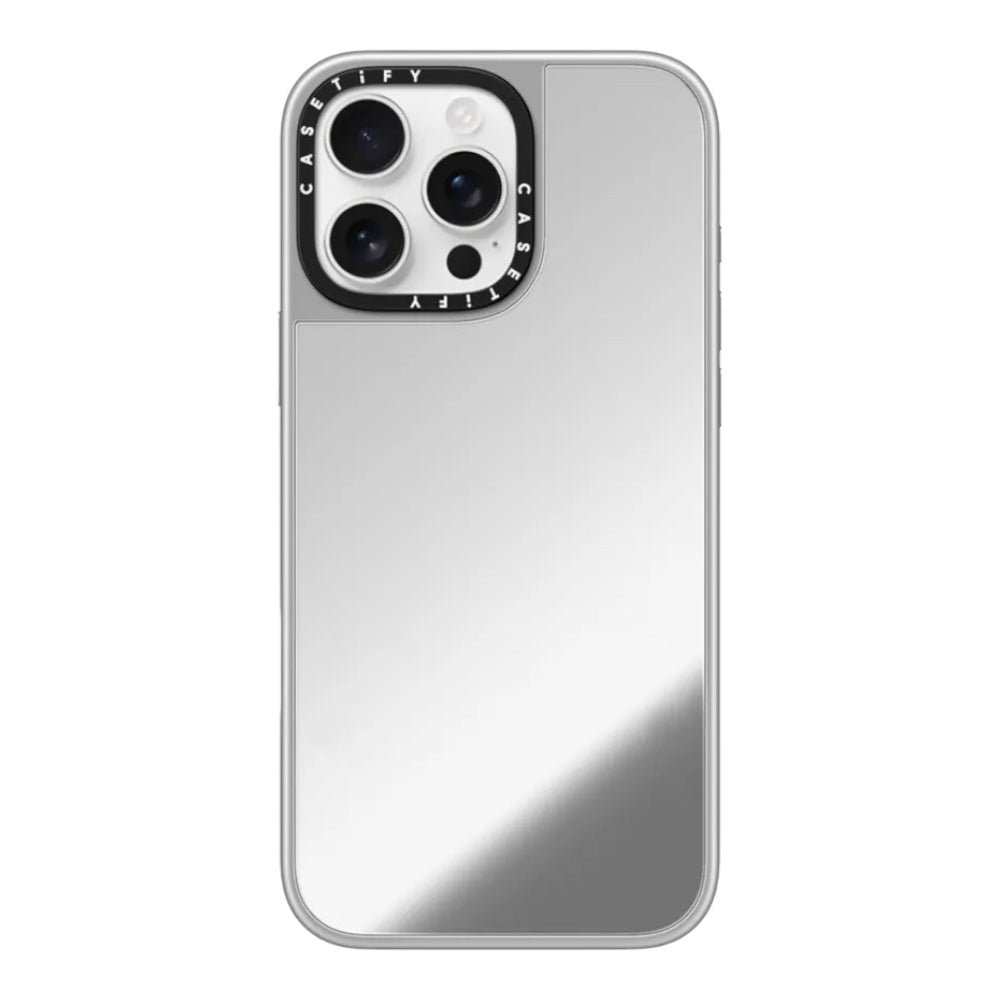 Estuche CASETiFY Mirror MagSafe iPhone 16 Plus - Gris