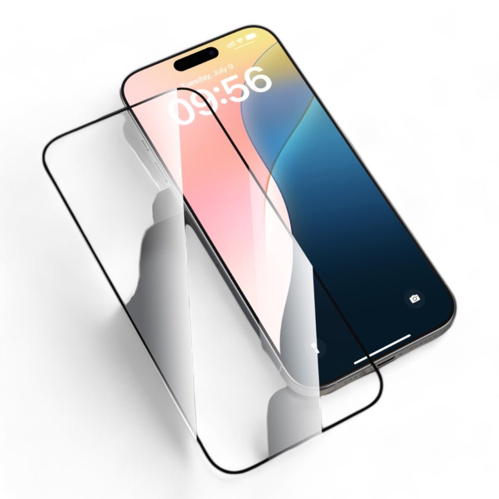 Protector Pantalla Devia Vidrio Templado iPhone 16 Pro Van Series Full Screen Anti-static Twice-tempered Glass Color Transparente — foto 2
