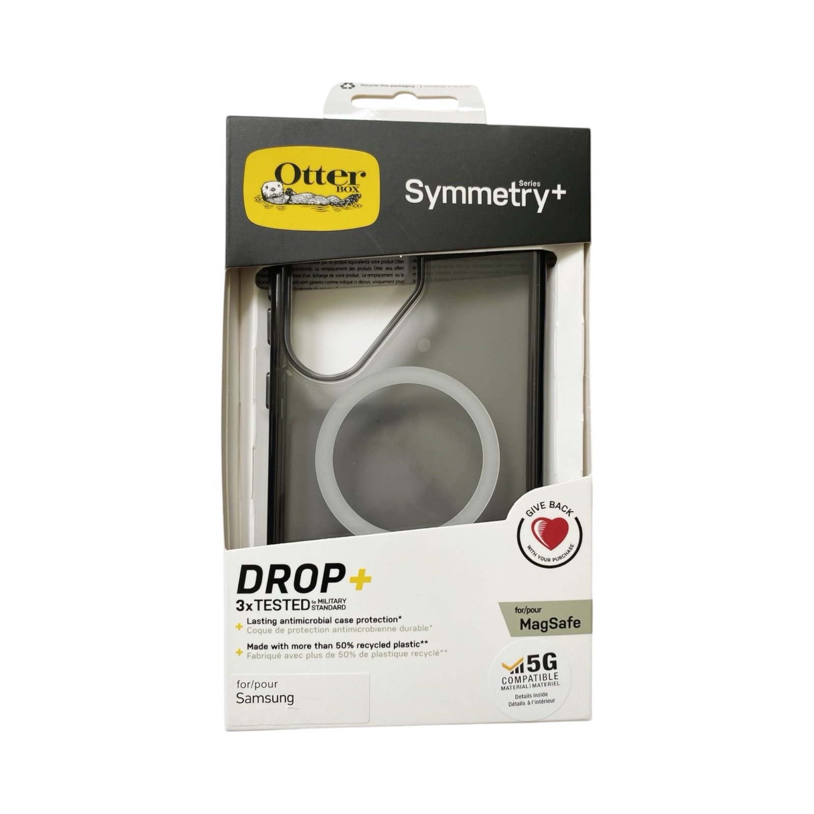 Estuche OtterBox Symmetry MagSafe S23 Gris