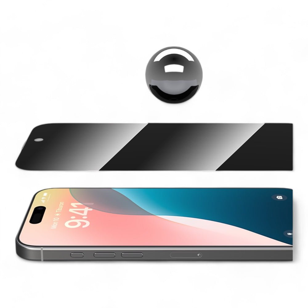 Protector Pantalla Devia Vidrio Templado iPhone 16 Pro Van Series Full Screen Privacy Twice-tempered Glass Color Transparente — foto 3