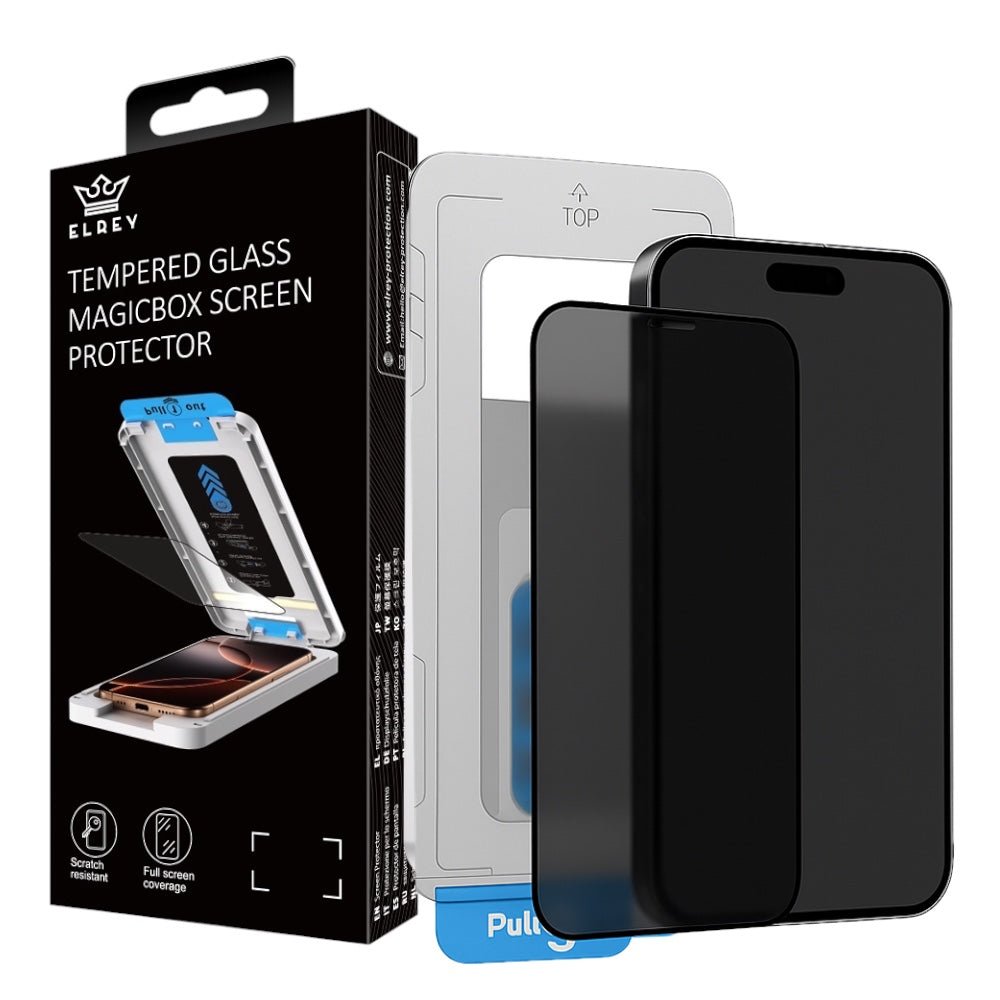 El Rey Tempered Glass Privacy Magicbox Screen Protector For iPhone 14 — foto 2
